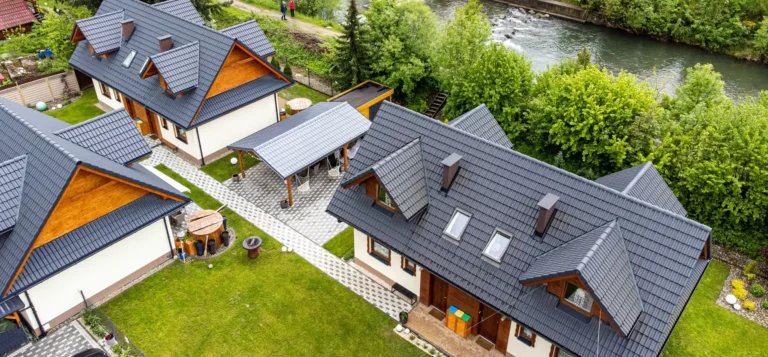 Domki Lubiane z góry