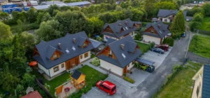 Domki Lubiane z góry